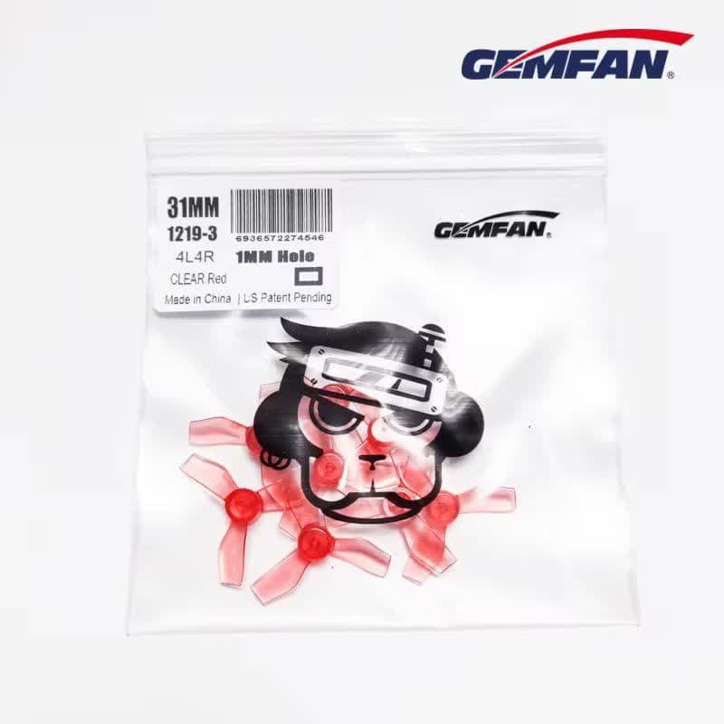 بسته 8 تایی ملخ مینی کواد کوپتر Gemfan 1219 1.2X1.9X3 31mm